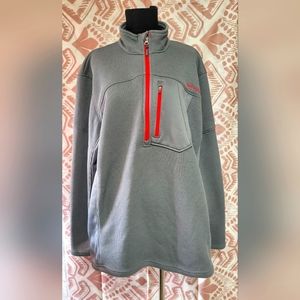 Men's Size XL Spyder Half-Zip Sweater. Gray. EUC.